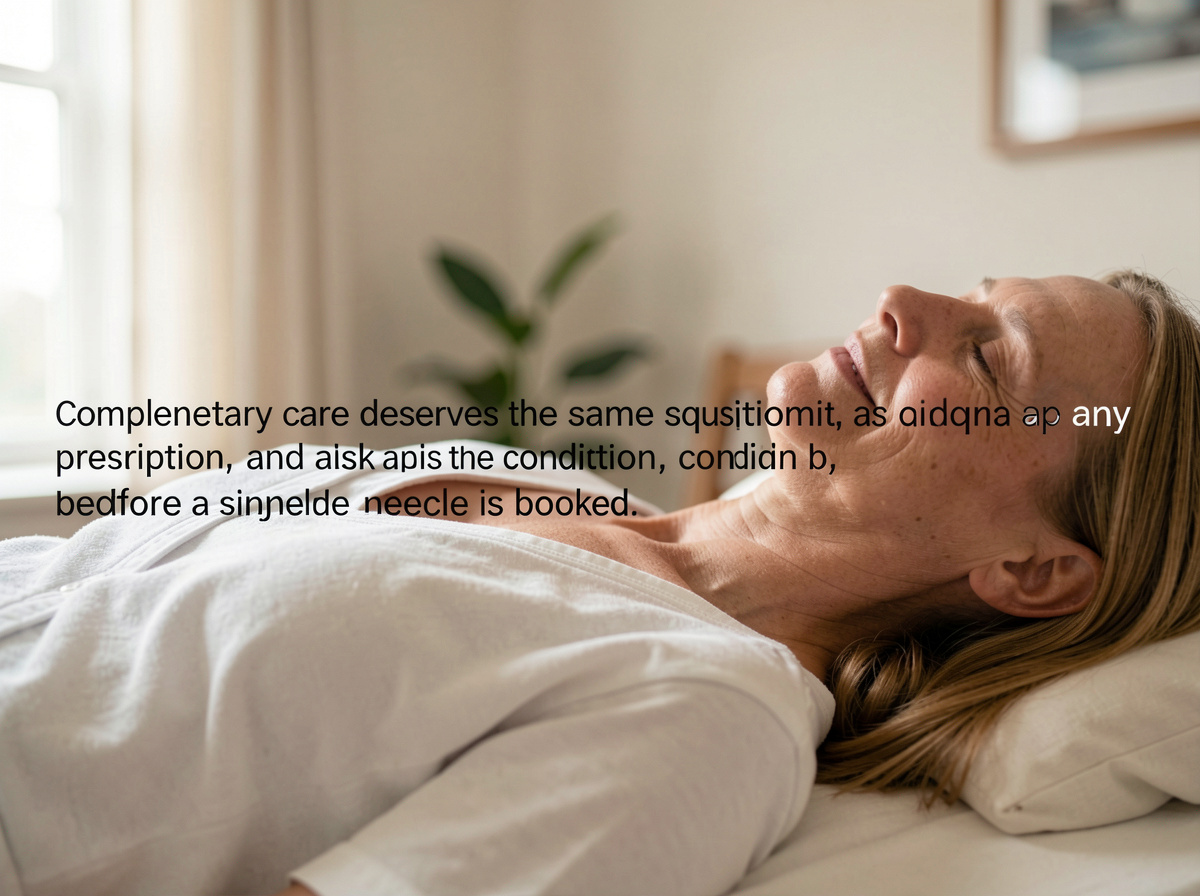 an evidence ledger on acupuncture